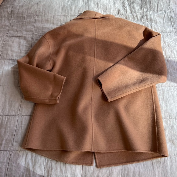 The Curated Wrap Jacket, Camel - Picture 4 of 6